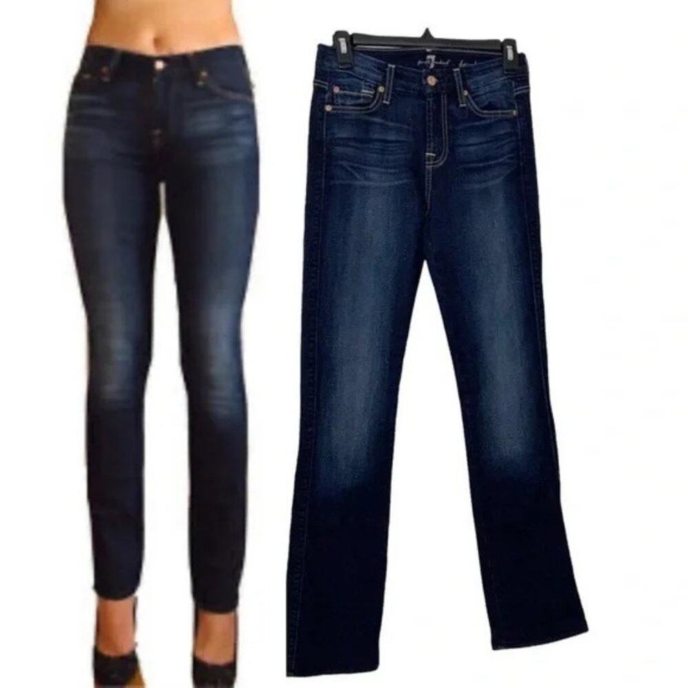 7 FOR ALL MANKIND Karah Straight Leg Jean Size 26
